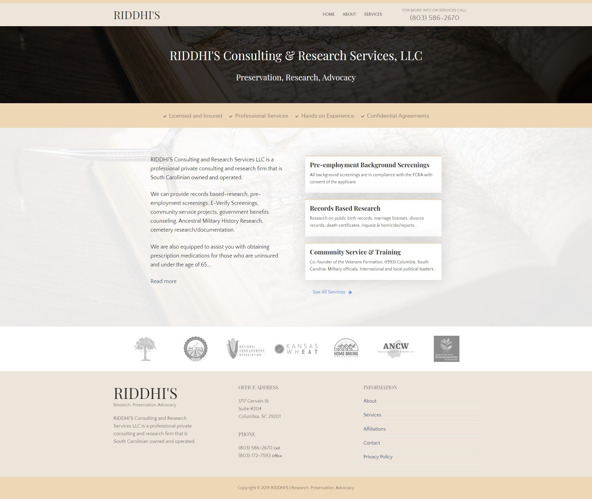 Professional Services Consulting Web Design - RIDDHI's Consulting and Research Services